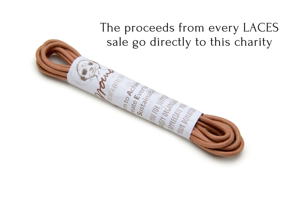 A Home for Hooves Farm Sanctuary LACES - A Home for Hooves Farm Sanctuary LACES - light brown shoelaces - #tag1# - #tag1# - A Home for Hooves Farm Sanctuary LACES - Grounded People