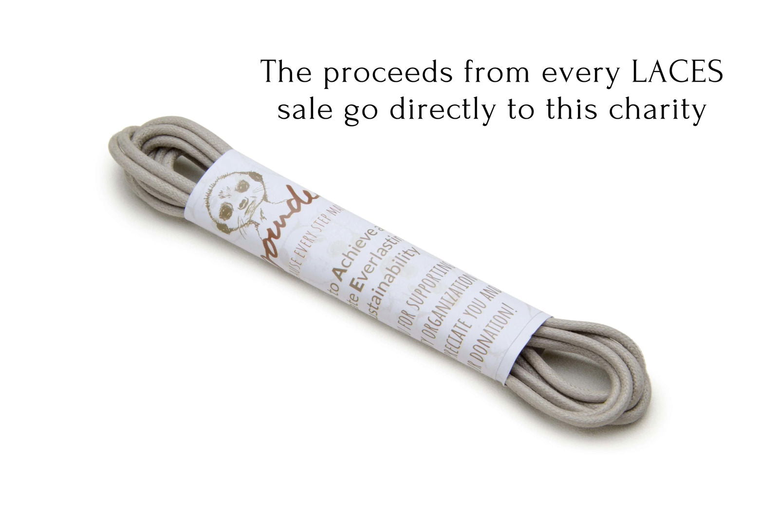 City Harvest NYC LACES - light gray shoelaces - #tag1#
