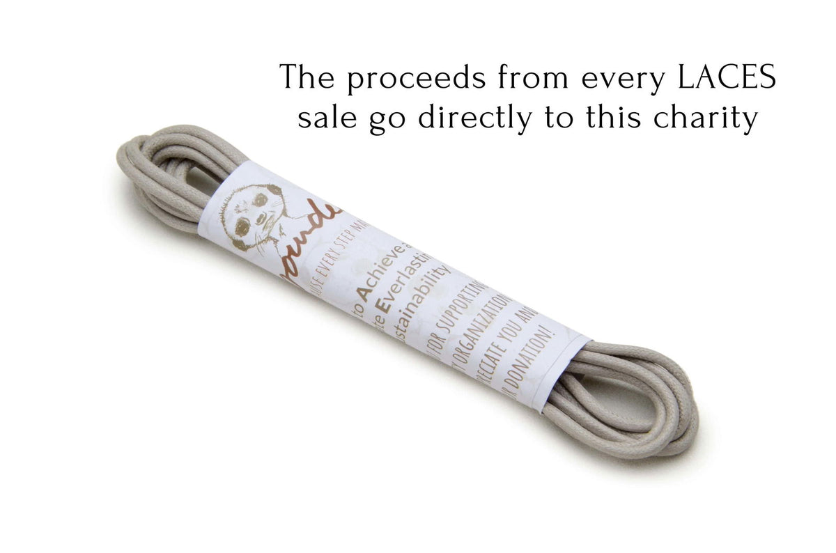City Harvest NYC LACES - light gray shoelaces - #tag1#