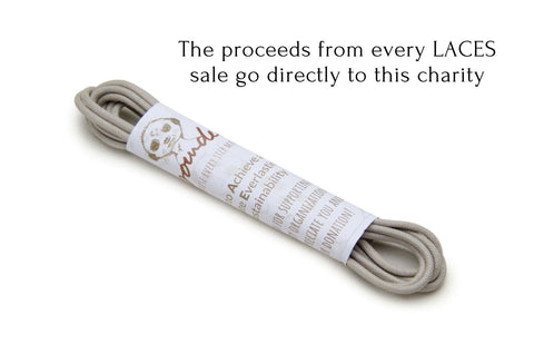City Harvest NYC LACES - light gray shoelaces - #tag1#