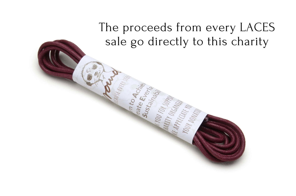 RedRover LACES - wine red color shoe laces - #tag1#